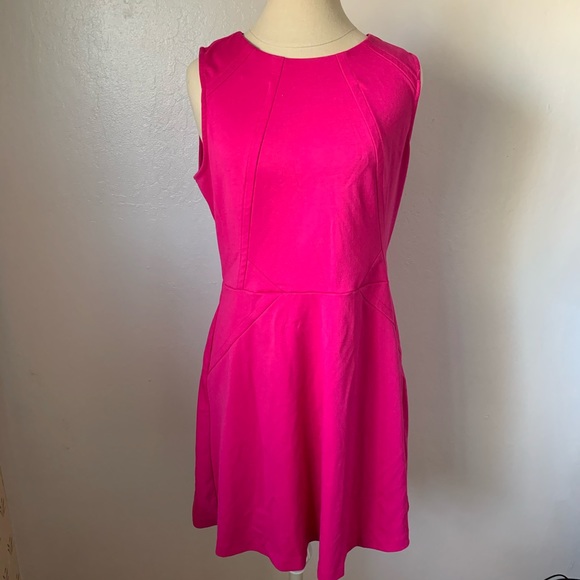 Jennifer Lopez Dresses & Skirts - Hot Pink Sleeveless Dress